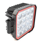 27W Square LED Work Lamp 2376 With Deutsch Connector (HEL1807)